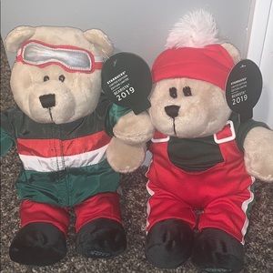 NWT Starbucks 2019 Bearista Bear Holiday 10" Plush